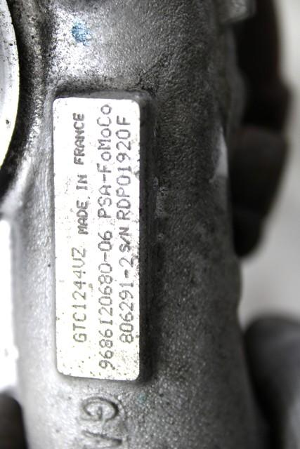 TURBINE OEM N. 9686120680 SPARE PART USED CAR VOLVO V60 MK1 (2010 - 2018) DISPLACEMENT DIESEL 1,6 YEAR OF CONSTRUCTION 2014