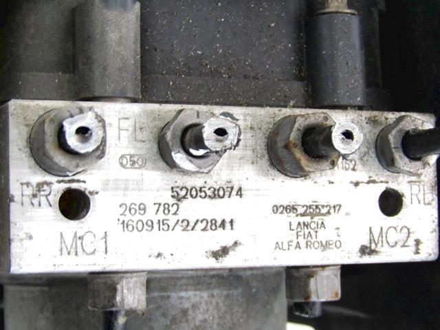 HYDRO UNIT DXC OEM N. 52053074 SPARE PART USED CAR FIAT TIPO 356 (DAL 2015) DISPLACEMENT DIESEL 1,6 YEAR OF CONSTRUCTION 2016