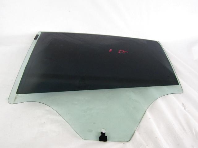 DOOR WINDOW, TINTED GLASS, REAR LEFT OEM N. 52065517 SPARE PART USED CAR FIAT TIPO 356 (DAL 2015) DISPLACEMENT DIESEL 1,6 YEAR OF CONSTRUCTION 2016