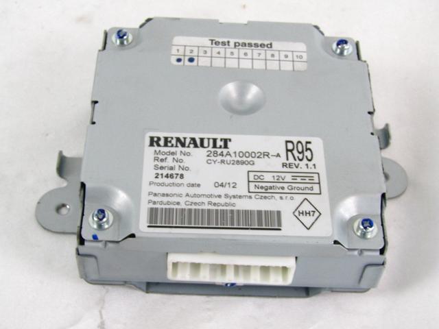 CAMERA CONTROL UNIT OEM N. 284A10002R SPARE PART USED CAR RENAULT SCENIC/GRAND SCENIC JZ0/1 MK3 R (2012 - 2016)  DISPLACEMENT DIESEL 1,5 YEAR OF CONSTRUCTION 2012