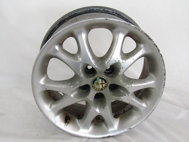 ALLOY WHEEL 15' OEM N. 46557982 SPARE PART USED CAR ALFA ROMEO 147 937 (2001 - 2005) DISPLACEMENT DIESEL 1,9 YEAR OF CONSTRUCTION 2004