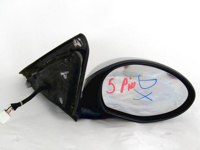 OUTSIDE MIRROR RIGHT . OEM N. 156079410 SPARE PART USED CAR ALFA ROMEO 147 937 (2001 - 2005) DISPLACEMENT DIESEL 1,9 YEAR OF CONSTRUCTION 2004