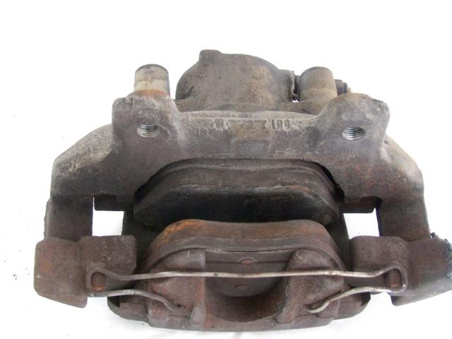 BRAKE CALIPER FRONT LEFT . OEM N. 77365072 SPARE PART USED CAR ALFA ROMEO 147 937 (2001 - 2005) DISPLACEMENT DIESEL 1,9 YEAR OF CONSTRUCTION 2004