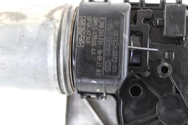 WINDSHIELD WIPER MOTOR OEM N. 4M51-17508-AA SPARE PART USED CAR FORD FOCUS DA HCP DP MK2 BER/SW (2005 - 2008)  DISPLACEMENT DIESEL 2 YEAR OF CONSTRUCTION 2006