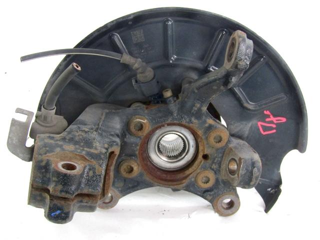 CARRIER, RIGHT FRONT / WHEEL HUB WITH BEARING, FRONT OEM N. 1K0407256AA SPARE PART USED CAR AUDI Q3 8U (2011 - 2014) DISPLACEMENT DIESEL 2 YEAR OF CONSTRUCTION 2012