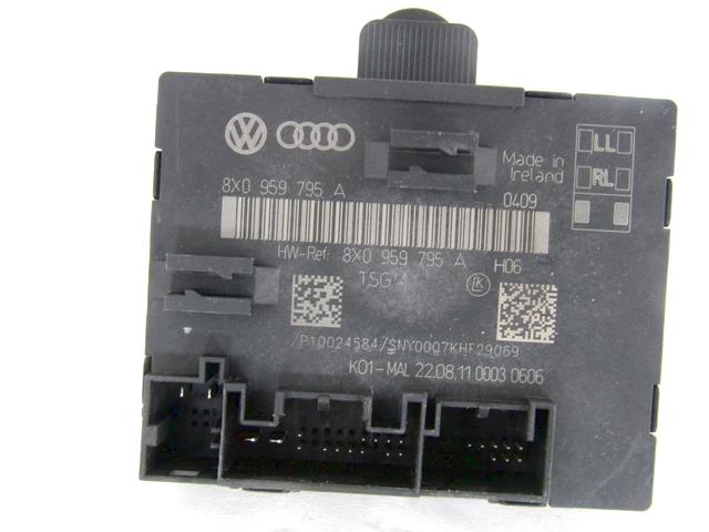 CONTROL OF THE FRONT DOOR OEM N. 8X0959795A SPARE PART USED CAR AUDI Q3 8U (2011 - 2014) DISPLACEMENT DIESEL 2 YEAR OF CONSTRUCTION 2012