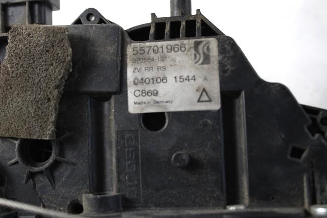 CENTRAL REAR RIGHT DOOR LOCKING OEM N. 55701966 SPARE PART USED CAR FIAT GRANDE PUNTO 199 (2005 - 2012)  DISPLACEMENT BENZINA 1,2 YEAR OF CONSTRUCTION 2006