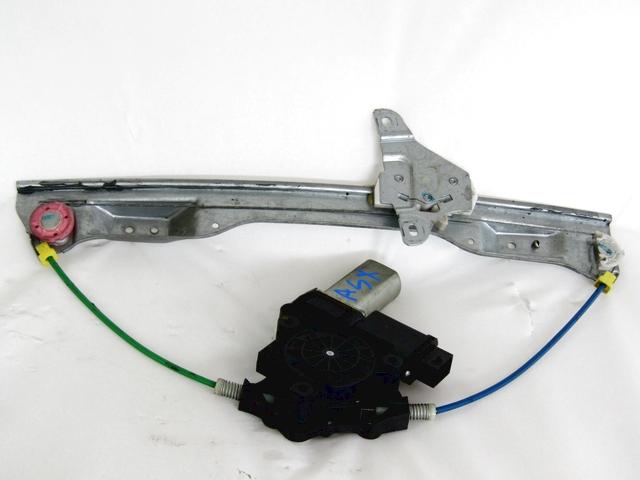 DOOR WINDOW LIFTING MECHANISM FRONT OEM N. 33721 SISTEMA ALZACRISTALLO PORTA ANTERIORE ELETTR SPARE PART USED CAR OPEL CORSA D S07 (2006 - 2011)  DISPLACEMENT DIESEL 1,3 YEAR OF CONSTRUCTION 2011