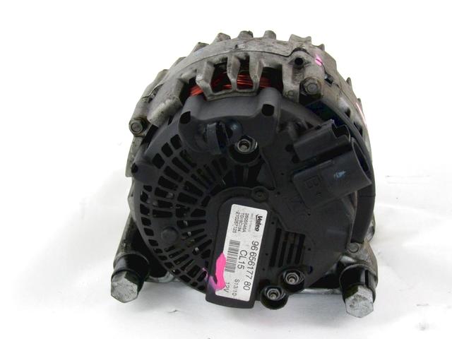 ALTERNATOR - GENERATOR OEM N. 9665617780 SPARE PART USED CAR PEUGEOT 308 4A 4B 4C 4E 4H MK1 BER/SW/CC (2007 - 2013)  DISPLACEMENT DIESEL 1,6 YEAR OF CONSTRUCTION 2010
