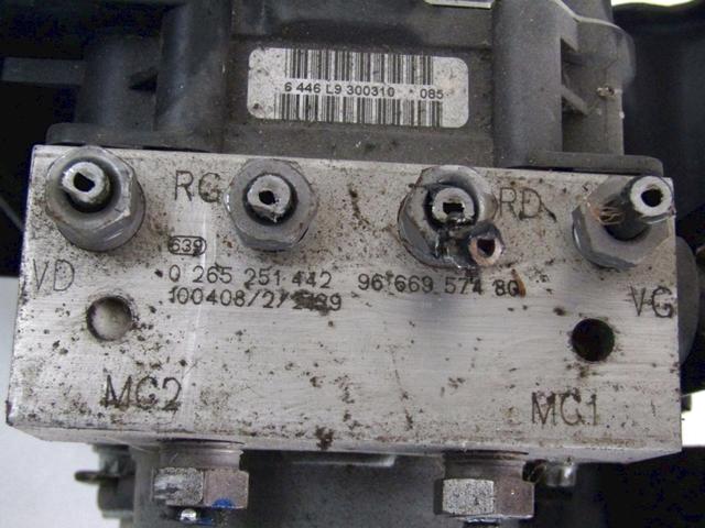 HYDRO UNIT DXC OEM N. 9666957480 SPARE PART USED CAR PEUGEOT 308 4A 4B 4C 4E 4H MK1 BER/SW/CC (2007 - 2013)  DISPLACEMENT DIESEL 1,6 YEAR OF CONSTRUCTION 2010