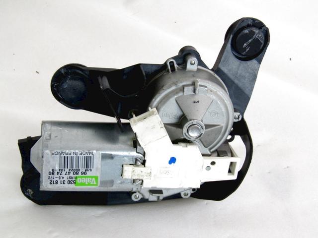 REAR WIPER MOTOR OEM N. 9680477480 SPARE PART USED CAR PEUGEOT 308 4A 4B 4C 4E 4H MK1 BER/SW/CC (2007 - 2013)  DISPLACEMENT DIESEL 1,6 YEAR OF CONSTRUCTION 2010