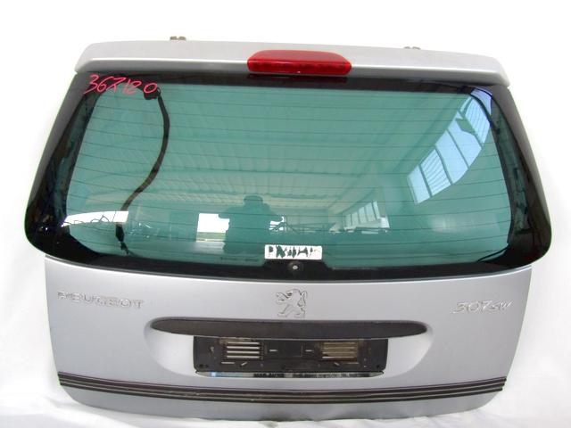 TRUNK LID OEM N. 8701Q4 SPARE PART USED CAR PEUGEOT 307 3A/B/C/E/H BER/SW/CABRIO (2001 - 2009)  DISPLACEMENT DIESEL 2 YEAR OF CONSTRUCTION 2006