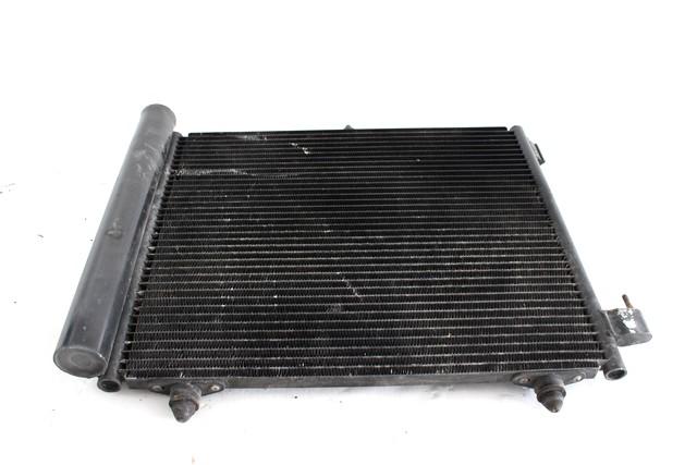CONDENSER, AIR CONDITIONING OEM N. 6455JF SPARE PART USED CAR CITROEN C3 / PLURIEL MK1 (2002 - 09/2005)  DISPLACEMENT BENZINA 1,4 YEAR OF CONSTRUCTION 2004