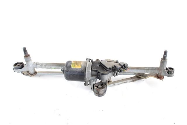 WINDSHIELD WIPER MOTOR OEM N. 9638117180 SPARE PART USED CAR CITROEN C3 / PLURIEL MK1 (2002 - 09/2005)  DISPLACEMENT BENZINA 1,4 YEAR OF CONSTRUCTION 2004