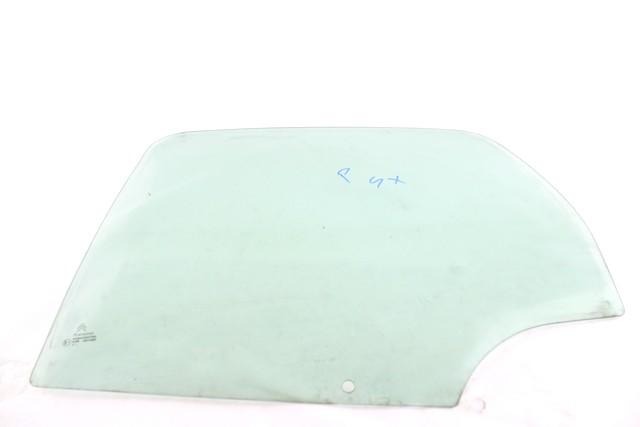 DOOR WINDOW, TINTED GLASS, REAR LEFT OEM N. 9203CL SPARE PART USED CAR CITROEN C3 / PLURIEL MK1 (2002 - 09/2005)  DISPLACEMENT BENZINA 1,4 YEAR OF CONSTRUCTION 2004