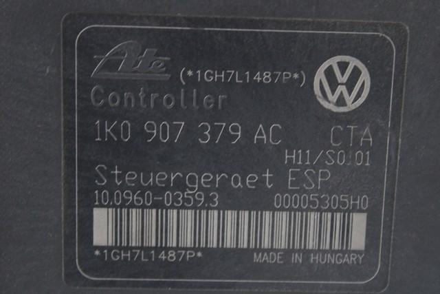 HYDRO UNIT DXC OEM N. 1K0614517AE SPARE PART USED CAR SKODA OCTAVIA MK2 1Z3 MK2 BER/SW (2004 - 2008) DISPLACEMENT DIESEL 2 YEAR OF CONSTRUCTION 2008