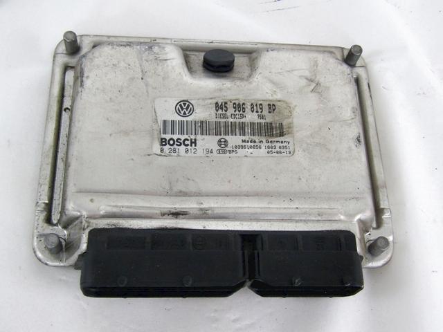 KIT ACCENSIONE AVVIAMENTO OEM N. 18605 KIT ACCENSIONE AVVIAMENTO SPARE PART USED CAR VOLKSWAGEN POLO 9N R (2005 - 10/2009)  DISPLACEMENT DIESEL 1,4 YEAR OF CONSTRUCTION 2005