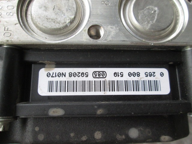 HYDRO UNIT DXC OEM N. 0265231734  ORIGINAL PART ESED RENAULT SCENIC/GRAND SCENIC (2003 - 2009) DIESEL 19  YEAR OF CONSTRUCTION 2006