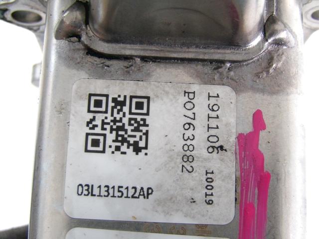 EXHAUST COOLER OEM N. 03L131512AP SPARE PART USED CAR VOLKSWAGEN GOLF VI 5K1 517 AJ5 MK6 (2008-2012)  DISPLACEMENT DIESEL 1,6 YEAR OF CONSTRUCTION 2011