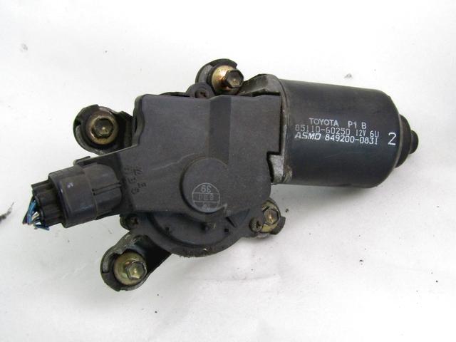 WINDSHIELD WIPER MOTOR OEM N. 85110-60250 SPARE PART USED CAR TOYOTA LAND CRUISER 80 90 J8 J9 (1990 - 1997) DISPLACEMENT DIESEL 3 YEAR OF CONSTRUCTION 1999