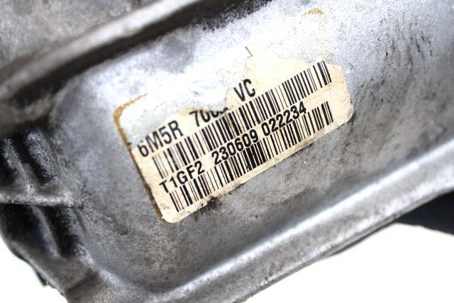 MANUAL TRANSMISSION OEM N. 6M5R-7002-VC CAMBIO MECCANICO SPARE PART USED CAR FORD FOCUS DA HCP DP MK2 R BER/SW (2008 - 2011)  DISPLACEMENT BENZINA/GPL 2 YEAR OF CONSTRUCTION 2009