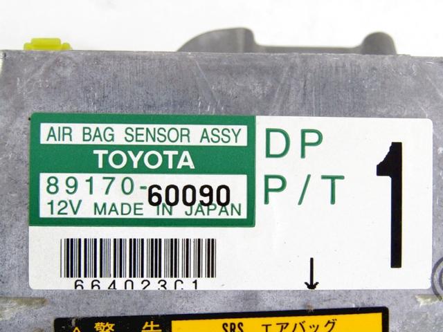KIT COMPLETE AIRBAG OEM N. 5697 KIT AIRBAG COMPLETO SPARE PART USED CAR TOYOTA LAND CRUISER 80 90 J8 J9 (1990 - 1997) DISPLACEMENT DIESEL 3 YEAR OF CONSTRUCTION 1999