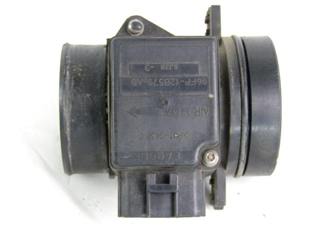 MASS AIR FLOW SENSOR / HOT-FILM AIR MASS METER OEM N. 96FP-12B579-AB SPARE PART USED CAR FORD FIESTA JA JB MK4 (1995 - 1999) DISPLACEMENT BENZINA 1,4 YEAR OF CONSTRUCTION 1996