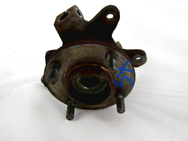 CARRIER, LEFT / WHEEL HUB WITH BEARING, FRONT OEM N. 1010252 SPARE PART USED CAR FORD FIESTA JA JB MK4 (1995 - 1999) DISPLACEMENT BENZINA 1,4 YEAR OF CONSTRUCTION 1996