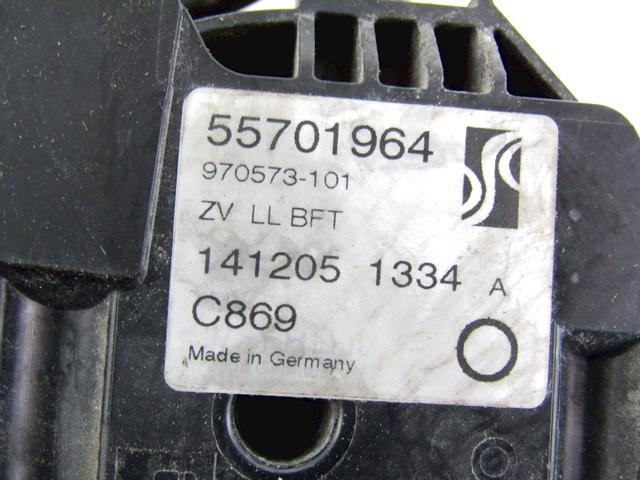 CENTRAL LOCKING OF THE RIGHT FRONT DOOR OEM N. 55701964 SPARE PART USED CAR FIAT GRANDE PUNTO 199 (2005 - 2012)  DISPLACEMENT DIESEL 1,3 YEAR OF CONSTRUCTION 2005