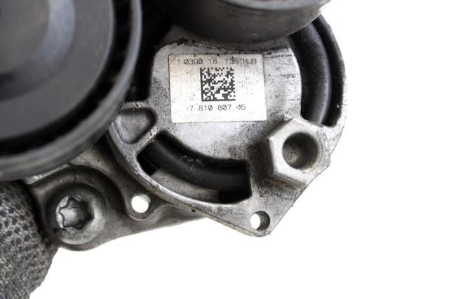TENSIONER PULLEY / MECHANICAL BELT TENSIONER OEM N. 7810807 SPARE PART USED CAR BMW SERIE 5 F10 F11 (2010 - 2017)  DISPLACEMENT DIESEL 2 YEAR OF CONSTRUCTION 2014