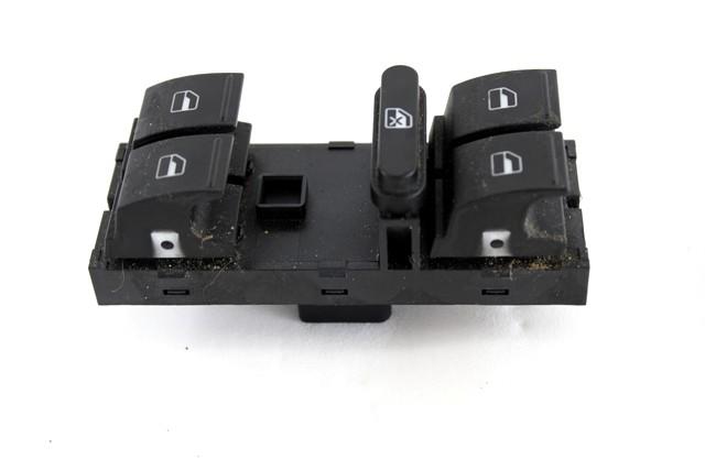 PUSH-BUTTON PANEL FRONT LEFT OEM N. 1K4959857A SPARE PART USED CAR VOLKSWAGEN PASSAT B6 3C2 3C5 BER/SW (2005 - 09/2010)   DISPLACEMENT DIESEL 2 YEAR OF CONSTRUCTION 2007