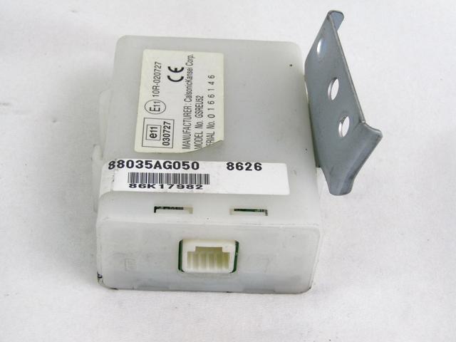 CONTROL CENTRAL LOCKING OEM N. 88035AG050 SPARE PART USED CAR SUBARU LEGACY BL BP MK4 (2003 - 2009)  DISPLACEMENT DIESEL 2 YEAR OF CONSTRUCTION 2009