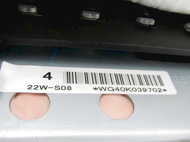 KIT COMPLETE AIRBAG OEM N. 30819 KIT AIRBAG COMPLETO SPARE PART USED CAR SUBARU LEGACY BL BP MK4 (2003 - 2009)  DISPLACEMENT DIESEL 2 YEAR OF CONSTRUCTION 2009