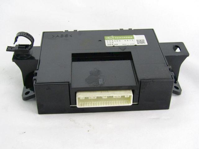 AIR CONDITIONING CONTROL UNIT / AUTOMATIC CLIMATE CONTROL OEM N. 72343AG060 SPARE PART USED CAR SUBARU LEGACY BL BP MK4 (2003 - 2009)  DISPLACEMENT DIESEL 2 YEAR OF CONSTRUCTION 2009