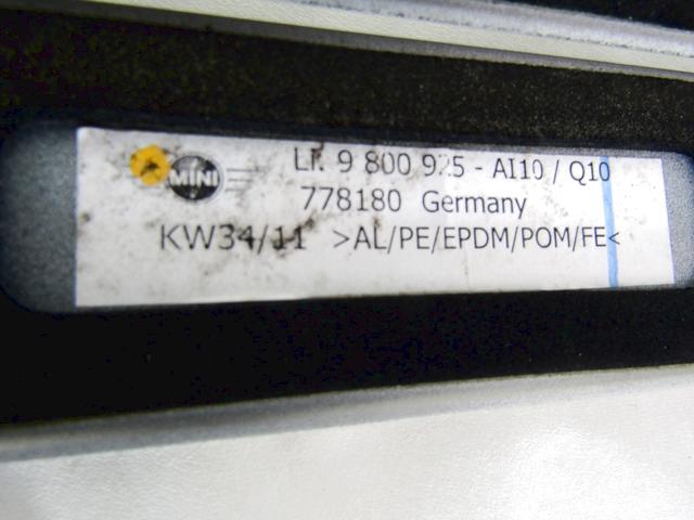 BAR ROOF PAIR OEM N. 9918 BARRE TETTO COPPIA SPARE PART USED CAR MINI COUNTRYMAN R60 (2010 - 2014) DISPLACEMENT DIESEL 2 YEAR OF CONSTRUCTION 2011