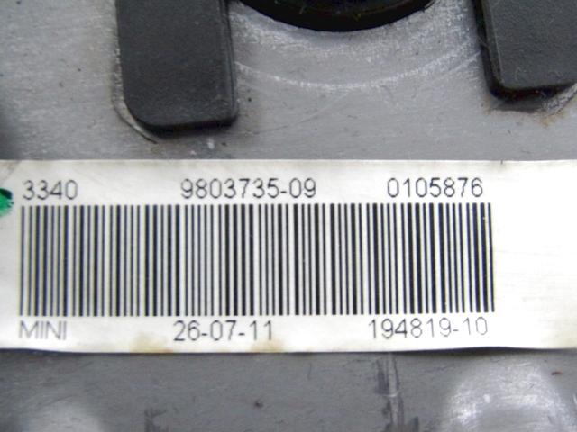 PARKING BRAKE / CONTROL OEM N. 33409803735 SPARE PART USED CAR MINI COUNTRYMAN R60 (2010 - 2014) DISPLACEMENT DIESEL 2 YEAR OF CONSTRUCTION 2011