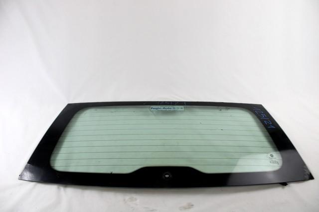 REAR WINDSCREEN  AUTOGLASS OEM N. 51869159 SPARE PART USED CAR FIAT PUNTO 199 MK3 (2011 - 2017) DISPLACEMENT BENZINA/METANO 1,4 YEAR OF CONSTRUCTION 2015