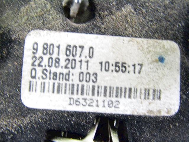 FRONT EMBLEM OEM N. 9801607 SPARE PART USED CAR MINI COUNTRYMAN R60 (2010 - 2014) DISPLACEMENT DIESEL 2 YEAR OF CONSTRUCTION 2011