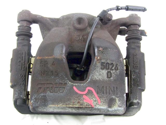 BRAKE CALIPER FRONT RIGHT OEM N. 34119804729 SPARE PART USED CAR MINI COUNTRYMAN R60 (2010 - 2014) DISPLACEMENT DIESEL 2 YEAR OF CONSTRUCTION 2011