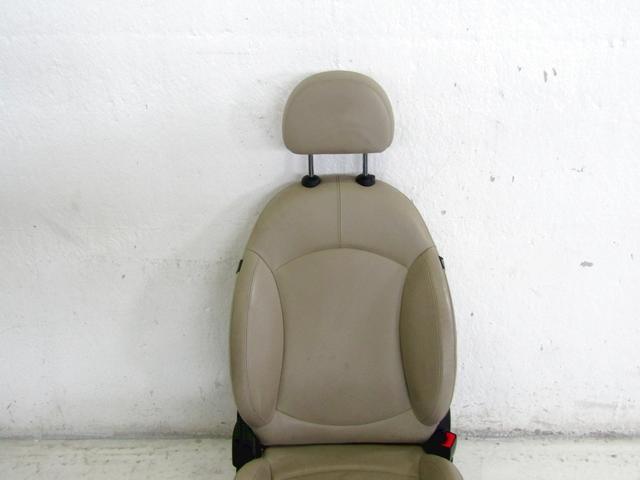 SEAT FRONT PASSENGER SIDE RIGHT / AIRBAG OEM N. SEADPMNCOUNTRYMANR60BR5P SPARE PART USED CAR MINI COUNTRYMAN R60 (2010 - 2014) DISPLACEMENT DIESEL 2 YEAR OF CONSTRUCTION 2011