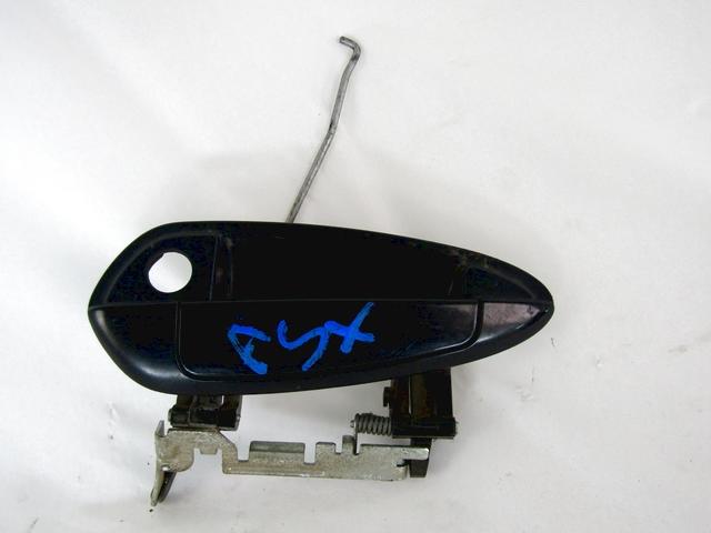 LEFT FRONT DOOR HANDLE OEM N. 735470908 SPARE PART USED CAR FIAT GRANDE PUNTO 199 (2005 - 2012)  DISPLACEMENT BENZINA 1,4 YEAR OF CONSTRUCTION 2006
