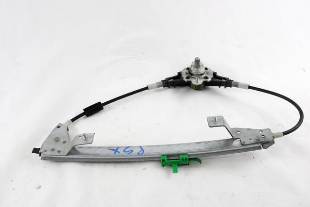 MANUAL REAR WINDOW LIFT SYSTEM OEM N. 46536308 SPARE PART USED CAR FIAT PUNTO 188 MK2 R (2003 - 2011)  DISPLACEMENT BENZINA 1,2 YEAR OF CONSTRUCTION 2007