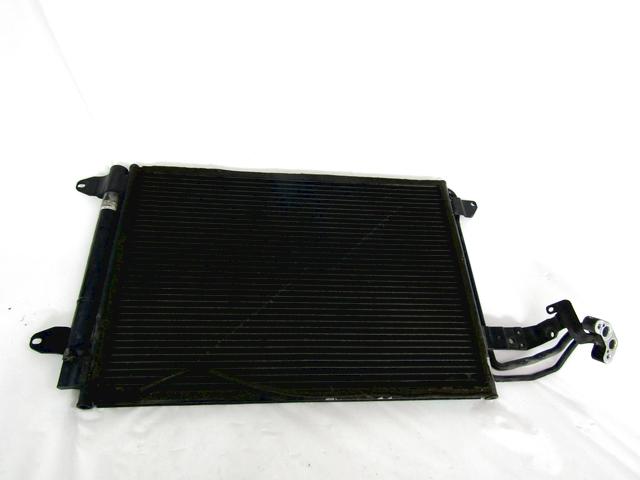 CONDENSER, AIR CONDITIONING OEM N. 1K0820411H SPARE PART USED CAR AUDI A3 MK2 8P 8PA 8P1 (2003 - 2008) DISPLACEMENT BENZINA 1,6 YEAR OF CONSTRUCTION 2005