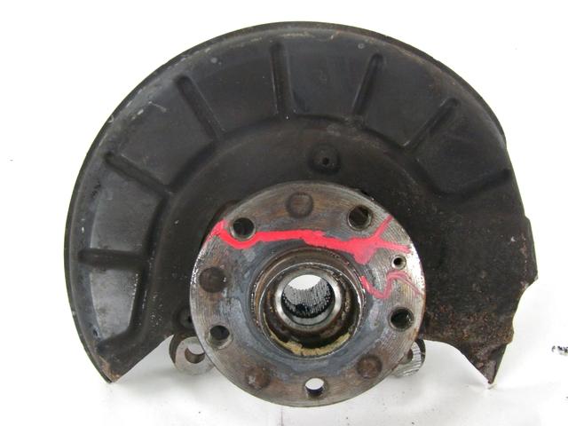 CARRIER, LEFT / WHEEL HUB WITH BEARING, FRONT OEM N. 1K0407255AA SPARE PART USED CAR AUDI A3 MK2 8P 8PA 8P1 (2003 - 2008) DISPLACEMENT BENZINA 1,6 YEAR OF CONSTRUCTION 2005