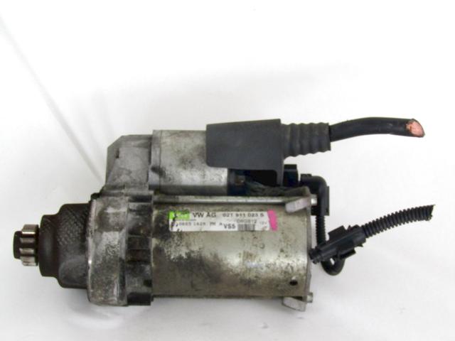 STARTER  OEM N. 02T911023S SPARE PART USED CAR AUDI A3 MK2 8P 8PA 8P1 (2003 - 2008) DISPLACEMENT BENZINA 1,6 YEAR OF CONSTRUCTION 2005