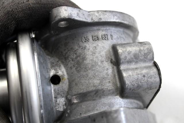 EGR VALVES / AIR BYPASS VALVE . OEM N. 038129637D SPARE PART USED CAR AUDI A3 MK2 8P 8PA 8P1 (2003 - 2008) DISPLACEMENT DIESEL 2 YEAR OF CONSTRUCTION 2003