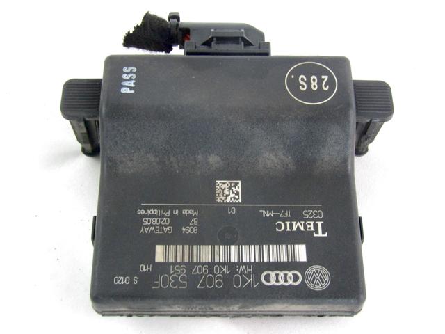CENTRAL CONTROL UNIT / GATEWAY OEM N. 1K0907530F SPARE PART USED CAR AUDI A3 MK2 8P 8PA 8P1 (2003 - 2008) DISPLACEMENT BENZINA 1,6 YEAR OF CONSTRUCTION 2005