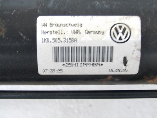 REAR AXLE CARRIER OEM N. 1K0505315BA SPARE PART USED CAR AUDI A3 MK2 8P 8PA 8P1 (2003 - 2008) DISPLACEMENT BENZINA 1,6 YEAR OF CONSTRUCTION 2005