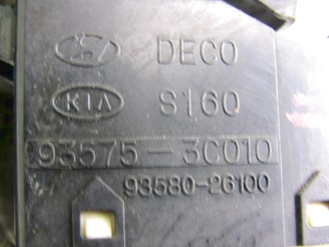 REAR PANEL OEM N. 93580-26100 SPARE PART USED CAR HYUNDAI SANTA FE SM MK1 (2000 - 2006)  DISPLACEMENT DIESEL 2 YEAR OF CONSTRUCTION 2005