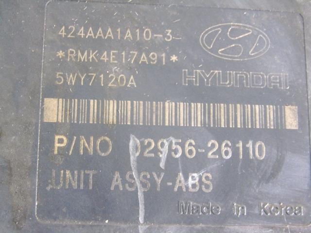 HYDRO UNIT DXC OEM N. 02956-26110 SPARE PART USED CAR HYUNDAI SANTA FE SM MK1 (2000 - 2006)  DISPLACEMENT DIESEL 2 YEAR OF CONSTRUCTION 2005